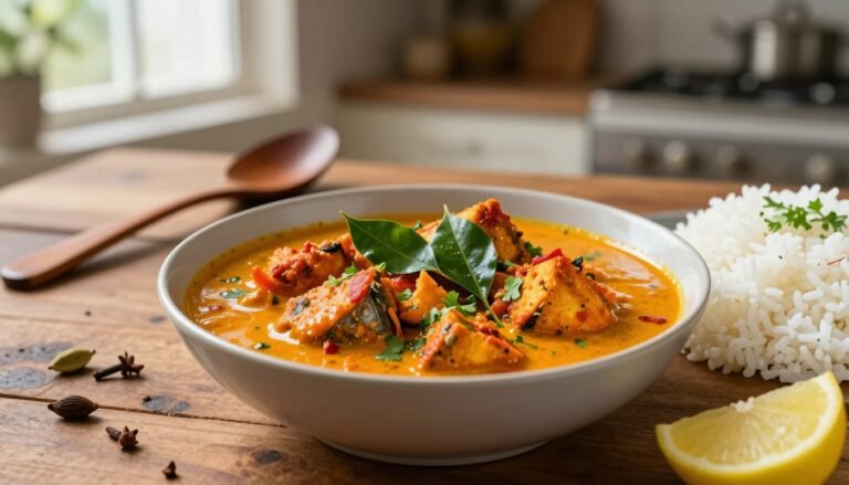 kerala fish curry with coconut milk